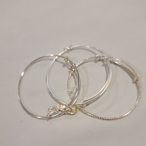 Elegant Silver and Gold Bracelets